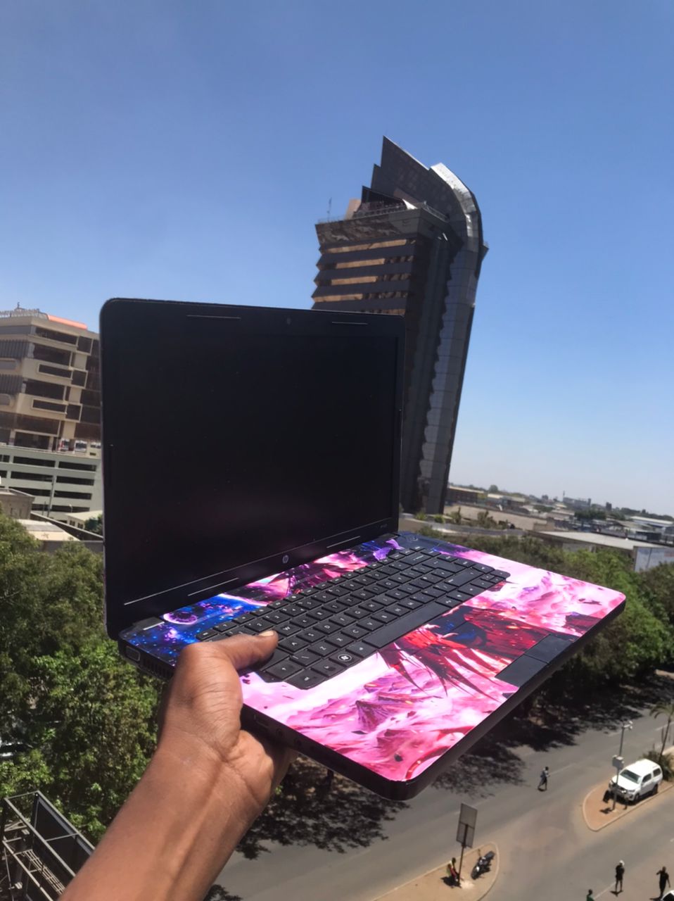 Custom laptop wrap Lusaka Zambia 3