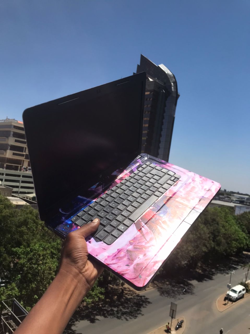 Custom laptop wrap Lusaka Zambia 4